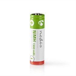 Επαναφορτιζόμενες μπαταρίες ΑΑ Νi-MH 1300 mAh 1.2V Ready to use, σε blister 4 μπαταριών.
