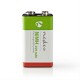 Επαναφορτιζόμενη μπαταρία 9V NiMH 250mAH, σε blister 1 μπαταρίας.
