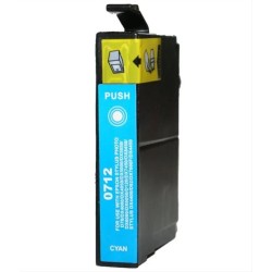 Συμβατο InkJet για Epson No 712, 13ml, Cyan RE-T0712C Συμβατο InkJet για Epson No 712, 13ml, Cyan RE-T0712C