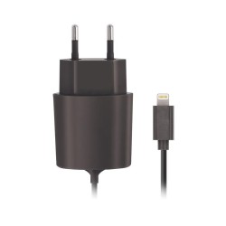 Forever wall charger for iPhone 8-PIN 2,1A black GSM020337