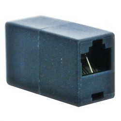 Powertech RJ 45 UTP, ( μούφα), θηλ/θηλ, 8p8c, Μαύρο Powertech RJ 45 UTP, ( μούφα), θηλ/θηλ, 8p8c, Μαύρο