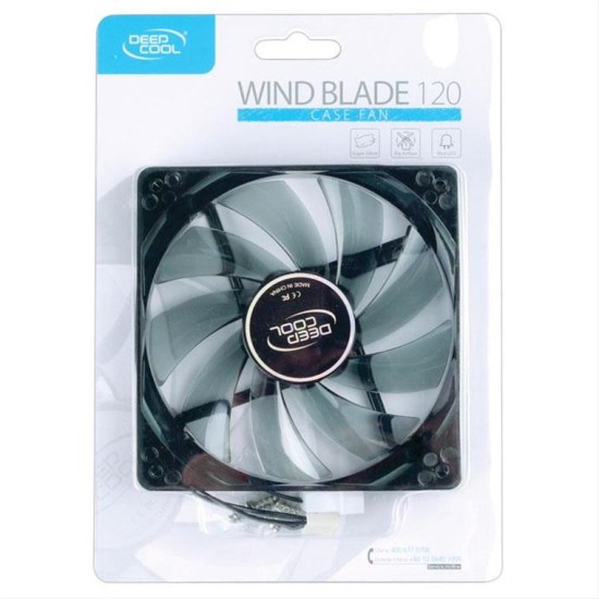Ημιδιαφανής ανεμιστήρας 120mm με μπλε LED DEEPCOOL WINDBLADE 120