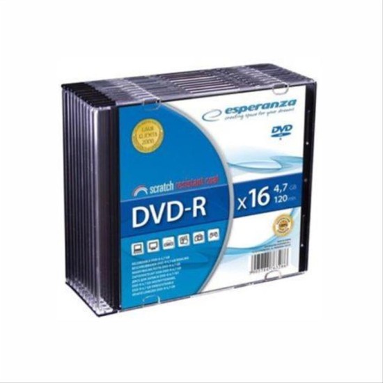 Esperanza DVD+R 4,7GB x16 - Cake Box 25