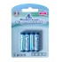 Powertech SUPER Αλκαλικές μπα.(LR03) - 4 τεμ PT-157