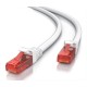 POWERTECH καλώδιο U/UTP Cat 6 CAB-N217, CCA 24AWG 0.5mm, 1m, γκρι