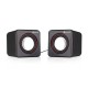 Ηχεία Kisonli V400 2x3W USB, Μαύρο - 22043