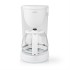 Καφετιέρα φίλτρου 1.25L, 750W σε λευκό χρώμα, NEDIS KACM150EWT