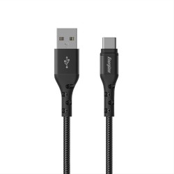 Καλώδιο USB 2.0 A αρσ. σε USB type-C, 2m, σε μαύρο χρώμα, ENERGIZER C520CKBK