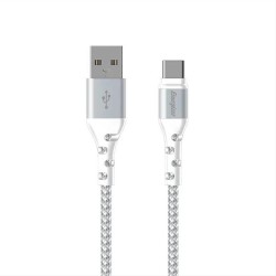 Καλώδιο USB 2.0 A αρσ. σε USB type-C, 2m, σε λευκό χρώμα, ENERGIZER C520CKWH