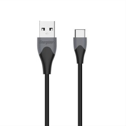 Καλώδιο USB 2.0 A σε USB type-C, 1.2m, σε μαύρο/γκρι χρώμα, ENERGIZER C610CGBK