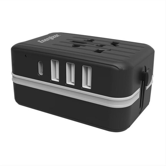 2 σε 1 Universal αντάπτορας τροφοδοσίας & φορτιστής (1x USB-C & 3x USB-A), 2.4A, ENERGIZER TA639C 2 σε 1 Universal αντάπτορας τροφοδοσίας & φορτιστής (1x USB-C & 3x USB-A), 2.4A, ENERGIZER TA639C
