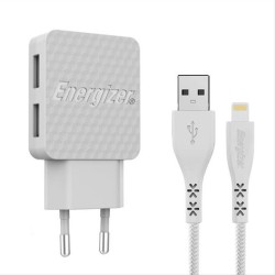 Universal φορτιστής 3.4A, με αποσπώμενο καλώδιο USB A - Lightning, ENERGIZER AC2CEULLIM Universal φορτιστής 3.4A, με αποσπώμενο καλώδιο USB A - Lightning, ENERGIZER AC2CEULLIM