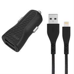 Universal φορτιστής αυτοκινήτου USB 3.4A με αποσπώμενο καλώδιο Lightning 8-Pin, ENERGIZER DC2CLLIM Universal φορτιστής αυτοκινήτου USB 3.4A με αποσπώμενο καλώδιο Lightning 8-Pin, ENERGIZER DC2CLLIM