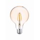 LED Bulb Filament E27 G95 4W 230V 2200K 400lm COG gold Forever Light RTV0100011