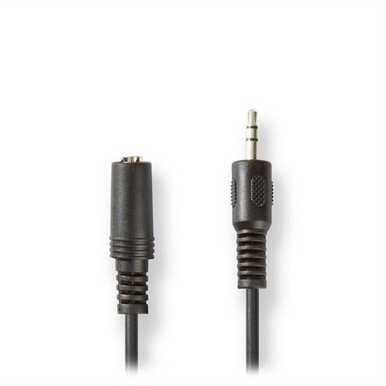 NEDIS Καλώδιο ήχου 3,5mm αρσ. Stereo - 3,5mm Stereo θηλ., 2m CAGT22050BK20