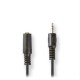 NEDIS Καλώδιο ήχου 3,5mm αρσ. Stereo - 3,5mm Stereo θηλ., 2m CAGT22050BK20