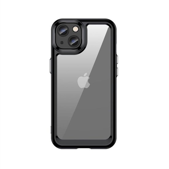 Outer Space Case case for iPhone 13 hard cover with a gel frame black