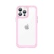 Outer Space Case Case for iPhone 12 Pro Max Hard Cover with Gel Frame Pink