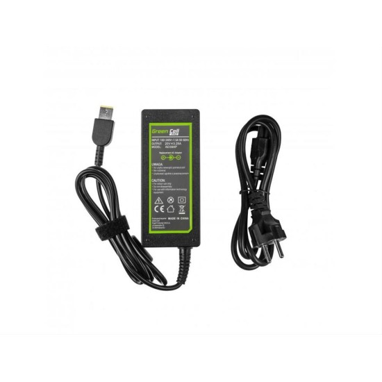 AC adapter Green Cell PRO 20V 3.25A 65W for Lenovo B50 G50 G50-30 G50-45 AD38AP