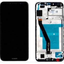 Huawei Y6 2018 Lcd Touch Screen - Frame - Battery Black