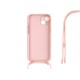 RIXUS FOR IPHONE 14 PLUS, 15 PLUS TPU NECKLACE CORD COVER PINK