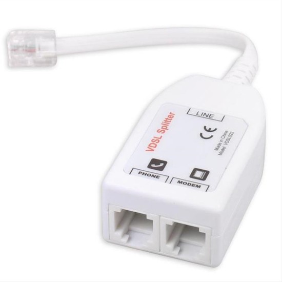Φίλτρο γραμμής VDSL και splitter 2 σε 1 VDSL022 Φίλτρο γραμμής VDSL και splitter 2 σε 1 VDSL022