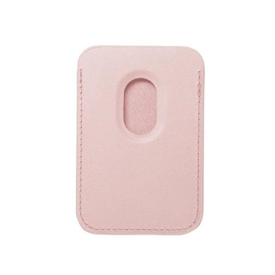 Leather Mag Wallet sand pink