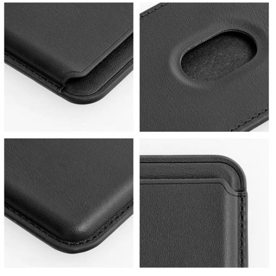 Leather Mag Wallet black