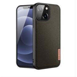 Dux Ducis Fino case covered with nylon material for iPhone 13 green