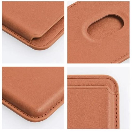 Leather Mag Wallet brown