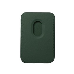 Leather Mag Wallet dark green