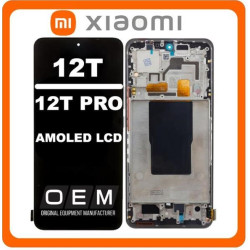 Xiaomi Redmi Note 12T Pro (23054RA19C) Display And Digitizer With Frame Black OEM Xiaomi Redmi Note 12T Pro (23054RA19C) Display And Digitizer With Frame Black OEM