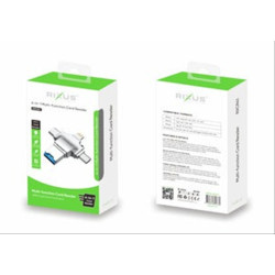 Rixus RXCR4 4 in 1 Multifunction Card Reader