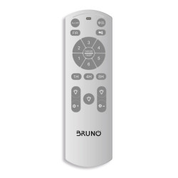 BRUNO ανεμιστήρας οροφής με LED φως BRN-0226, AC 82W, 42", Φ107x47εκ, χρυσός
