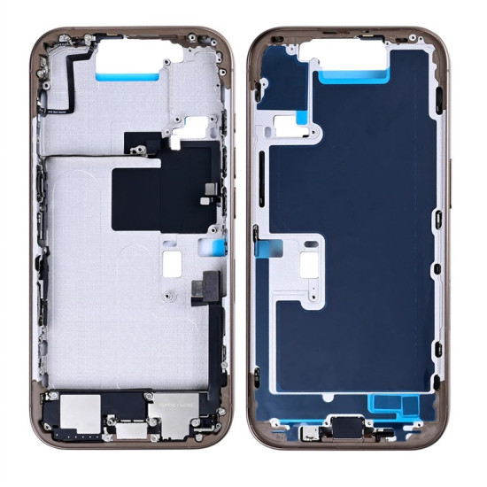 For Apple iPhone 16 Pro Middle Frame Desert Titanium OEM