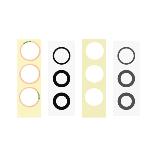 For Apple iPhone 15 Pro Max Camera Lens Cover Set Black OEM
