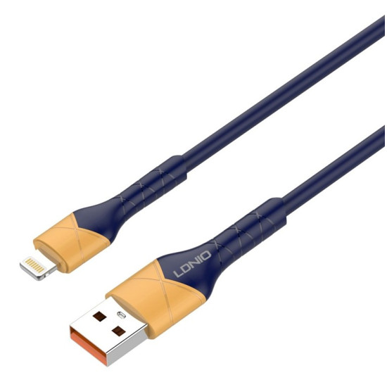 LDNIO καλώδιο Lightning σε USB LS801, 30W, 1m, μπλε