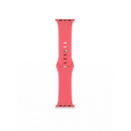 Silicone Strap APS Silicone Watch Band Ultra 8/7/6/5/4/3/2, SE (45/44/42mm) Strap Coral Red