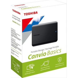 Toshiba Canvio Basics 2022 USB 3.2 Εξωτερικός HDD 2TB 2.5" Μαύρο
