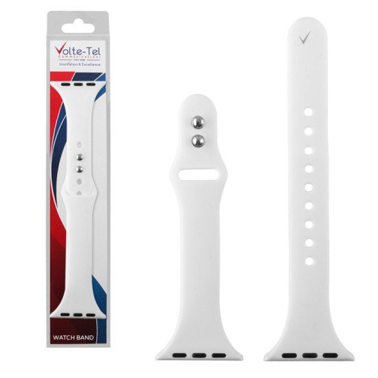 VT127 ΛΟΥΡΑΚΙ APPLE WATCH 42/44/45/46/49mm White VT127 ΛΟΥΡΑΚΙ APPLE WATCH 42/44/45/46/49mm White