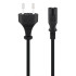 GOOBAY καλώδιο τροφοδοσίας Euro 95038, 2x 0.75mm², 3m, μαύρο