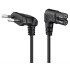GOOBAY καλώδιο τροφοδοσίας Euro 97346,γωνιακό 2x0.75 mm,1m