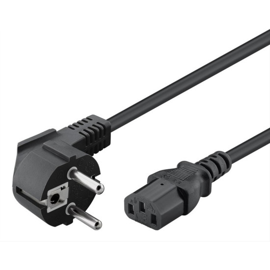 POWERTECH καλώδιο τροφοδοσίας CAB-P031,3x 1mm,3m, μαύρο
