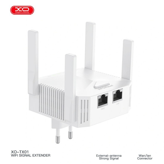 XO TX01 Repeater 1200M (EU) & Router 100M 2 σε 1