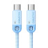 CABLETIME καλώδιο USB-C CT-CM60-PBL,60W PD,480Mbps,1m,μπλε