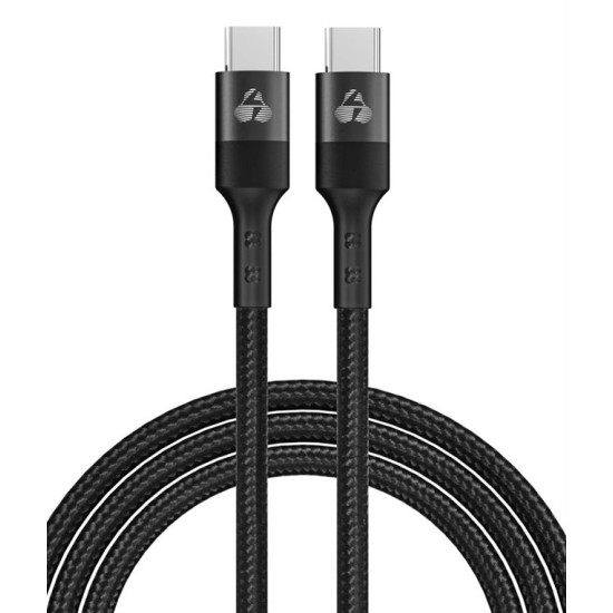 POWERTECH καλώδιο USB-C PTR-0132,PD 100W,copper,1m,μαύρο