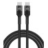 POWERTECH καλώδιο USB-C PTR-0132,PD 100W,copper,1m,μαύρο