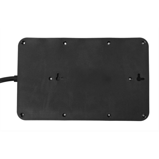 POWERTECH πολύπριζο ασφαλείας PT-1535 8 θέσεων με USB&USB-C θύρες,16A,1.5m μαύρο