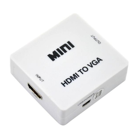POWERTECH HD Video Converter HDMI σε VGA & 3.5mm Audio CAB-H073, Full HD