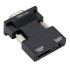 POWERTECH αντάπτορας HDMI σε VGA CAB-H120 με 3.5mm, μαύρος